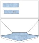 #10 Reverse Flap Double Window Security Envelope - 5,000 qty